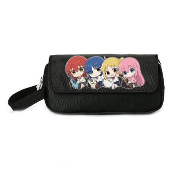 Imagem de Bolsa de lápis Bocchis Rocks Gotohs Historis Anime Oxford 20,5x5,5x9,5