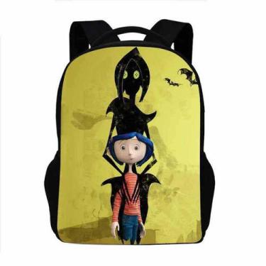 Imagem de Mochila Coralines Secrets Doors Cartoon Kids School 31x13x42cm - Yiwei