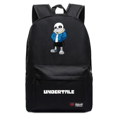 Imagem de Mochila Undertales Sans para crianças School Oxford 31x13x45cm - yiwei