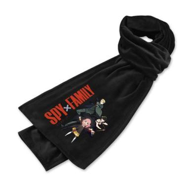 Imagem de Scarf Spys Family Anime Winter Pashmina Shawl para o inverno - Yiweisa
