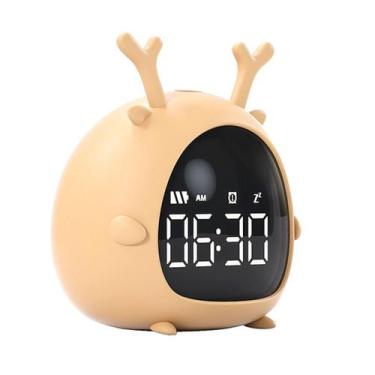 Imagem de Despertador Elf Deer Kids Twin Bell No Noise 8,1x7,2x7,7 cm - Yiweisai