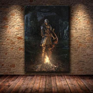 Imagem de Imagem de arte de parede de pôster Dark Souls Anime Art 40x50cm - yiwe
