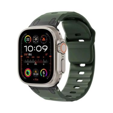 Imagem de Pulseira De Silicone Ultra Sport Para Apple Watch Series 9 8 7 SE 6 5 