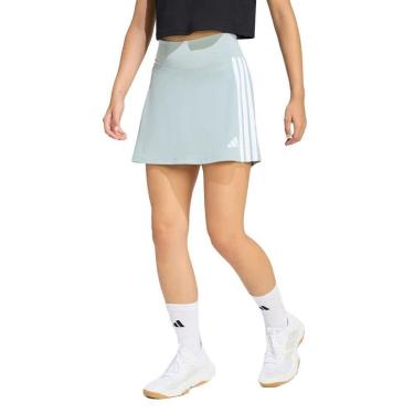 Imagem de Shorts Saia Feminino Adidas 3 Listras Verde Claro - KC2977-Feminino