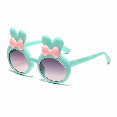 Imagem de Óculos de Sol Infantil Desenho Animado Proteção UV Hero Band, Verde