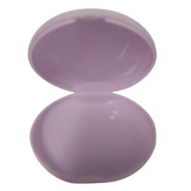 Imagem de Estojo para protetor bucal simples redondo invisalign - VKG, Lavanda