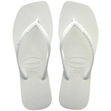 Imagem de Sandália Havaianas Feminina Slim Square 41/42 Branca