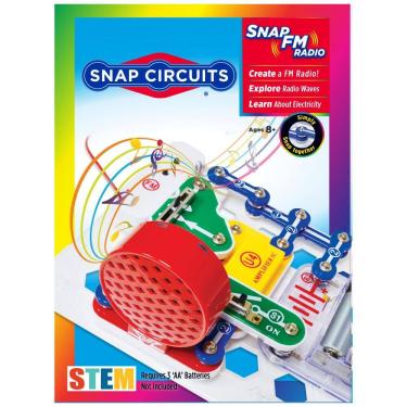 Imagem de Snap Circuits FM Radio Kit – Kit Educacional de Eletrônica para Crianças a Partir de 8...
