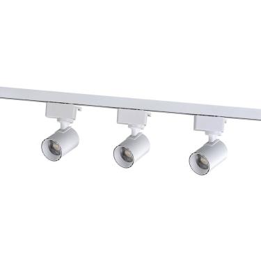 Imagem de Kit Trilho Led 1m Foxlux 3 Spots 5w 3000k Branco Bivolt