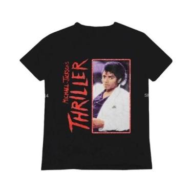 Imagem de Camiseta Feminina De Algodão plus Size Com Design De Michael Jackson, 