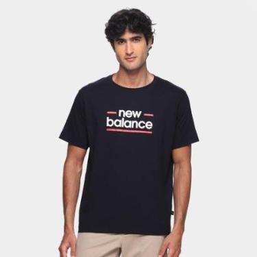 Imagem de Camiseta New Balance Linear Lines Masculina-Masculino