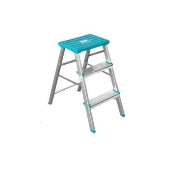 Imagem de Banqueta Escada 3 Degraus Anti Derrapante Alumínio - Gibafer