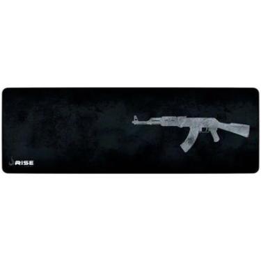 Imagem de Mousepad Gamer Rise Mode Speed, AK47, Estendido (900x300mm), Cinza - RG-MP-06-AK-Unissex