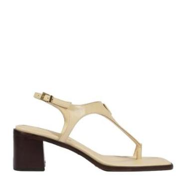 Imagem de Sandália Couro Salto Médio Bloco Schutz Original-Feminino