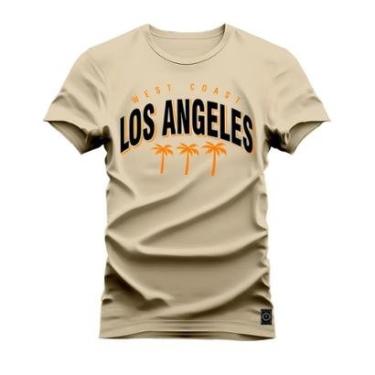 Imagem de Camiseta Plus Size Unissex Algodão Confortável West La-Unissex