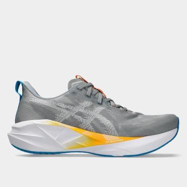 Imagem de Tênis Asics Novablast 5 Masculino, Cinza, Branco, 41