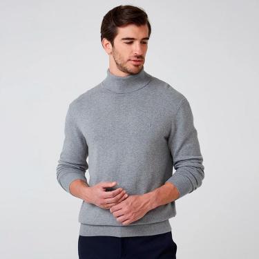 Imagem de Suéter Trico Dudalina Cacharrel Melange Masculino-Masculino