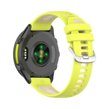 Imagem de Pulseira De Silicone Bicolor Para Garmin Forerunner 970 955 Solar 945 