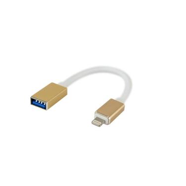 Imagem de Cabo OTG Evus C-078 Lightning X USB 2.0 para Transferência de Dados em Alta Velocidade...