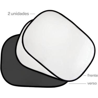 Imagem de Kit 2 Protetor Solar Blackout Com Ventosas Buba