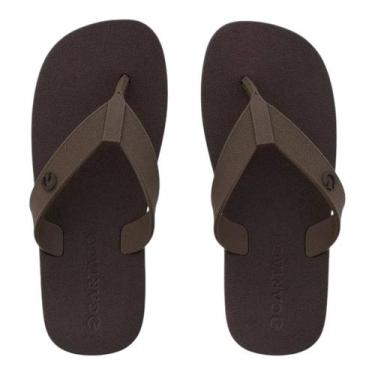 Imagem de Chinelo Masculino Cartago Atlanta 11840, Marrom, Marrom, 37/38
