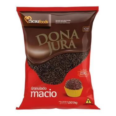 Imagem de Granulado Macio Chocolate 1kg Cacaufood - Dona Jura