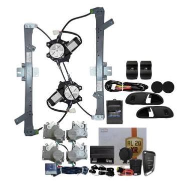 Imagem de Vidro eletrico Gol G2 2000 2001 Trasei Trava Alarme Canivete - Sp. Rep