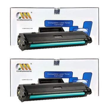 Imagem de Kit 2 Toner M105A 105A W1105A SEM CHIP - 107A 107W 135A 135W - CHINAMA