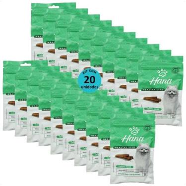 Imagem de Snack hana life dental care cães adultos raças mini e pequenas 60g kit