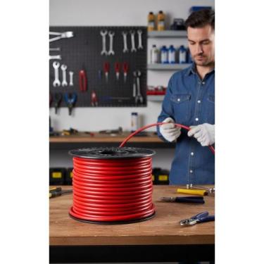 Imagem de Cabo Bateria Automotiva 16mm² 5m Som Potente - Congratulations Store