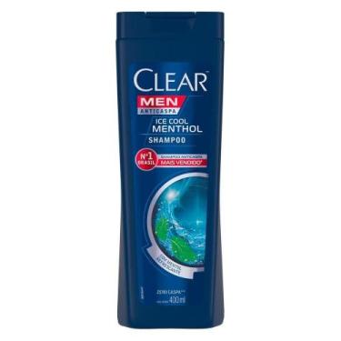 Imagem de Shampoo Clear Men Ice Cool Menthol Anticaspa 400ml Brinde 70ml Tratame