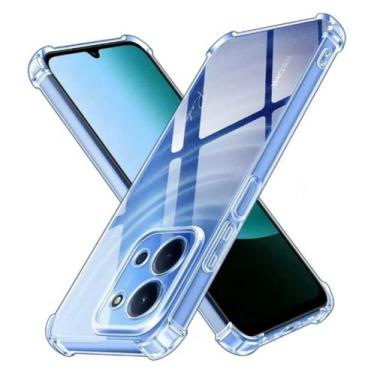 Imagem de Capa Capinha Anti Impacto Transparente e Película Para Xiaomi Poco C85