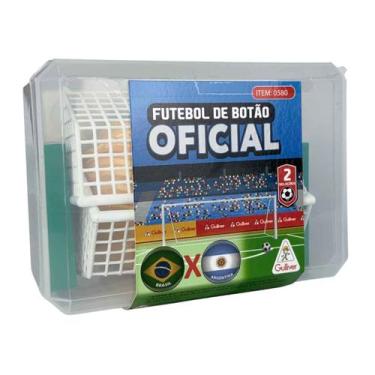 Imagem de Futebol De Botão Oficial 2 Seleções Brasil X Argentina Times Copa Gull
