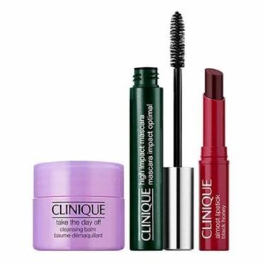 Imagem de Kit Clinique Mais Amados de Maquiagem - Máscara de Cílios + Batom + Demaquilante Kit-Fe...