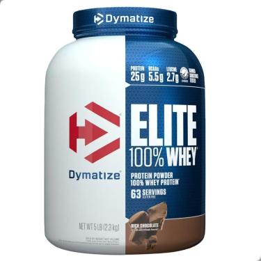 Imagem de Whey Protein Elite 100% Powder 2,3Kg 5Lbs Dymatize-Unissex