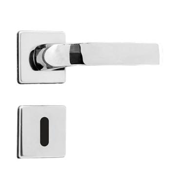 Imagem de Conjunto De Fechadura Interna 1700 Ravena Cromado - 94524 - SILVANA