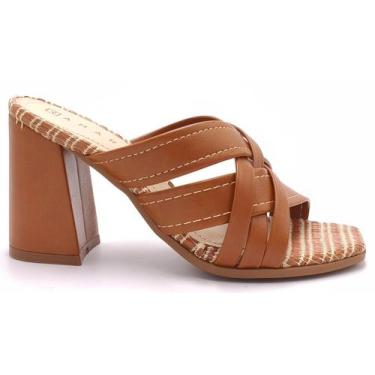 Imagem de Tamanco Feminino Salto Grosso Ramarim 25-41201, Toffe, 35