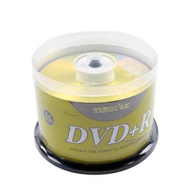 Imagem de 50PCS 4.7GB 16X DVD+R CD Discos Vazios Para Gravação Blu-ray, Gravação