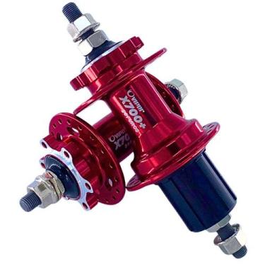 Imagem de Par Cubo Viper X700 Alumínio K7 Barulhento 36F Rolamento, Vermelho