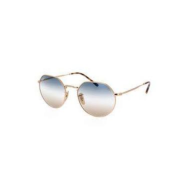 Imagem de Óculos de Sol Unissex Ray-Ban RB3565L 001/GD 53 Jack, Dourado
