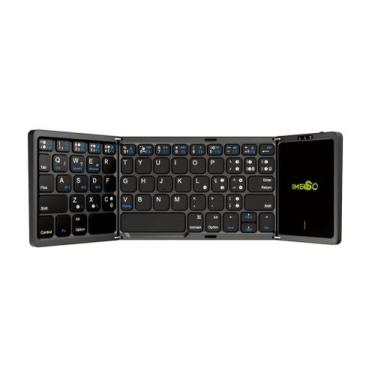 Imagem de Teclado Dobravel Com Touchpad Ultrafino Bateria Imenso
