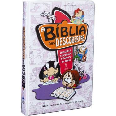 Imagem de Bíblia das descobertas infantojuvenil - ntlh -  rosa - sbb