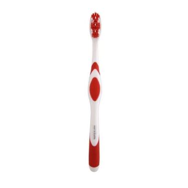 Imagem de Escova Dental Média Cerdas Ultra Finas Branqueadoras Klin, Vermelho