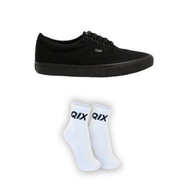 Imagem de KIT Tênis QIX Sunset e MEIA QIX Masculino Feminino Macio Causal, 34, P