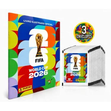 Imagem de Kit Álbum Copa Do Mundo FIFA 2026 Original Com 21 Figurinhas - Panini