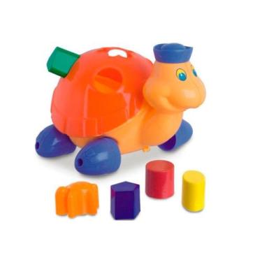 Imagem de Brinquedo Educativo Tortuga Azul E Laranja 3008 - Cardoso - Cardoso To