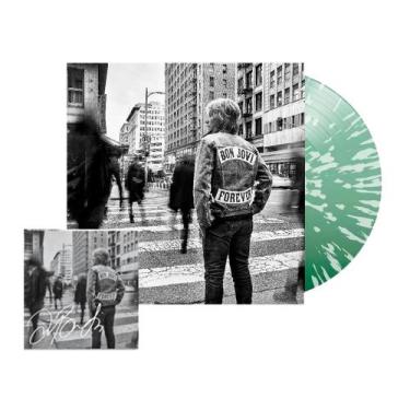 Imagem de Bon Jovi - LP Forever - Vinil Limitado (Ocean Waves) + Card Autografad