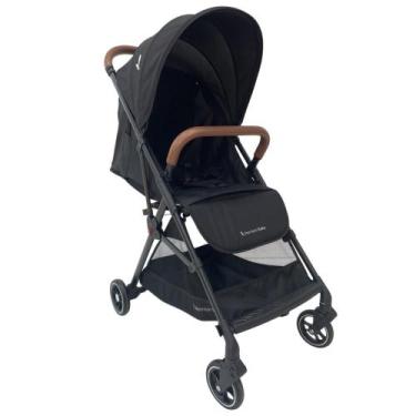Imagem de Carrinho Zurich Preto/Black/Couro Premium Baby - JOLIE
