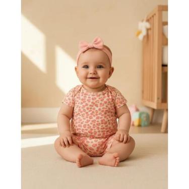 Imagem de Macacão Bebê Menina 100% Algodão Malwee Kids, Modelo 03, M