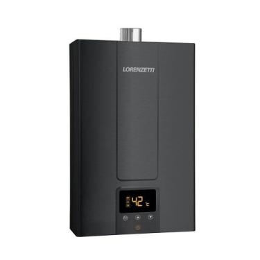 Imagem de Aquecedor de Água a Gás LZ 2000DE-BK Digital Lorenzetti, GN (Gás Natur